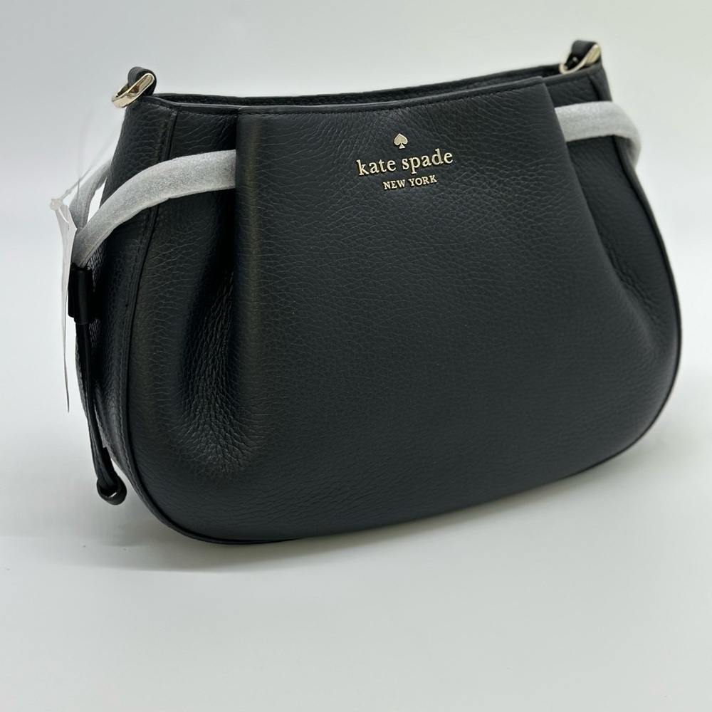 Kate Spade Elegant Black Leather Shoulder Bag